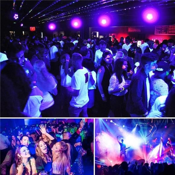 Black Light Bulb, 36W LED Blacklight Bulbs E26 PAR38 Glow in The Dark,395nm LEDs - Picture 5 of 7